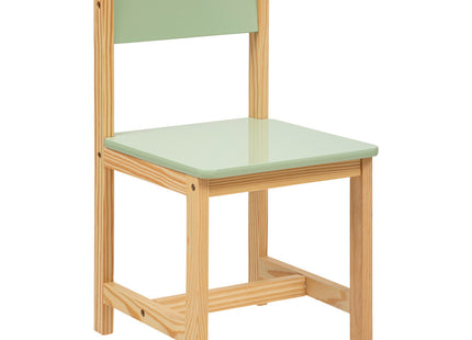 Silla “Classic” pino y madera verde - 195868B