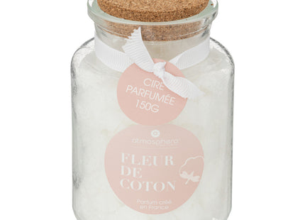 Cera "Izor" en tarro de vidrio aroma flor de algodón 150g - 196030B