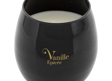 Vela perfumada "Arlo" en tarro de cristal 400gr Aroma Especiado a Vainilla - 196071B