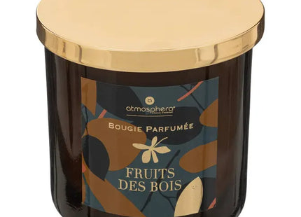 Vela perfumada "Plum" tarro de cristal de 400g frutos del bosque - 196074A