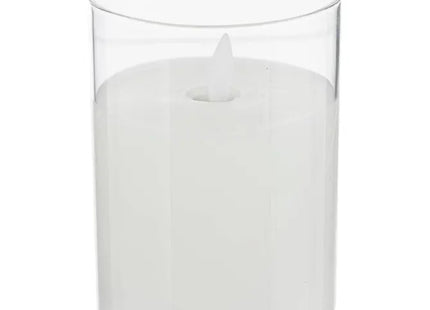 Vela LED "Sena" en recipiente de vidrio de 7,5 x 10 cm  - 196076