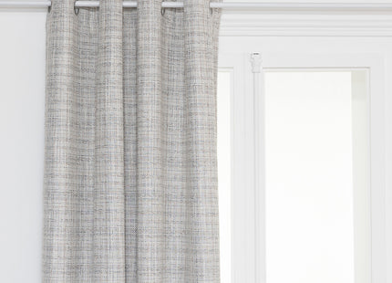 Cortina opaca "Seth" gris claro 140x260cm - 196202B