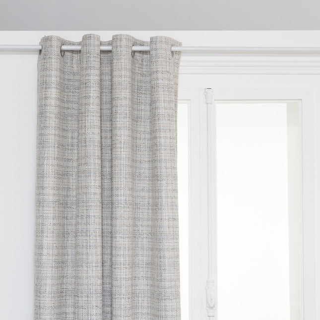Cortina opaca "Seth" gris claro 140x260cm - 196202B