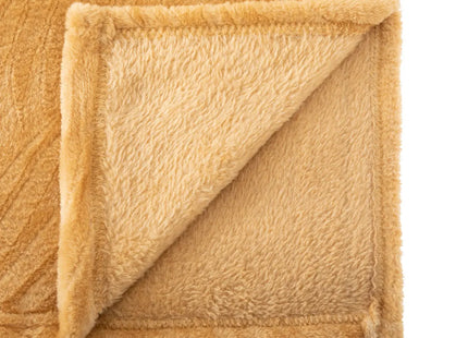 Frazada de franela “Zoa” 150x125cm amarillo - 196215R