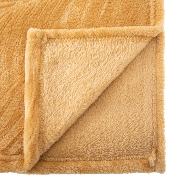 Frazada de franela “Zoa” 150x125cm amarillo - 196215R