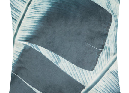 Almohada de terciopelo estampado "Hojas" 40x40cm - 196234