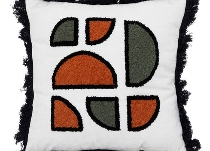 Almohada "Jaiko" desenfundable bordado en bouclette 40x40cm - 196238