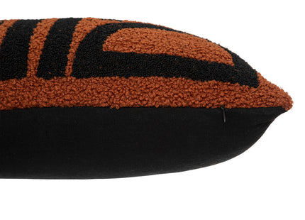 Almohada "Jaiko" rectangular bouclette marrón caramelo 30x50cm - 196271B