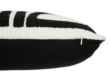 Almohada "Jaiko" rectangular bouclette blanco caramelo 30x50cm - 196271F