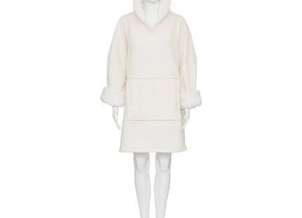 Sudadera manta con capucha "Jaiko" marfil L-XL -  196298