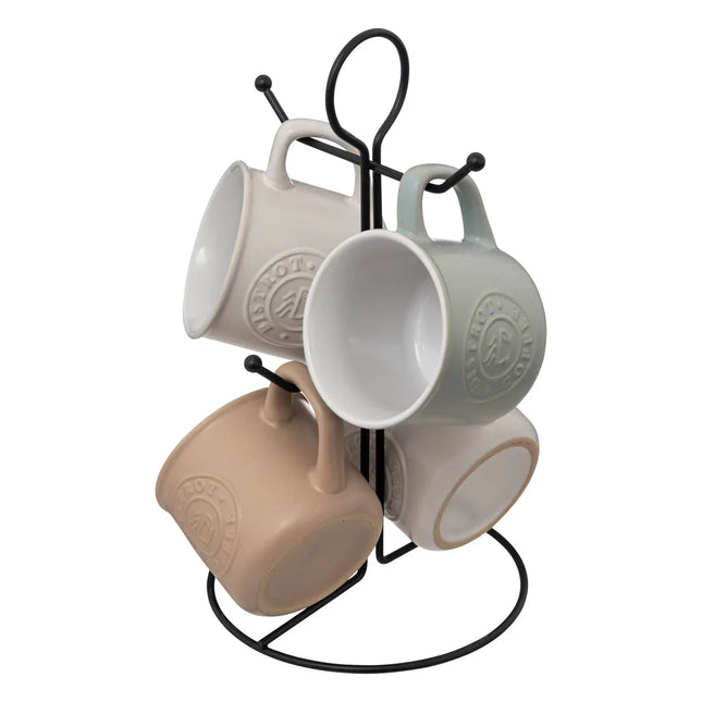 Rack de 4 tazas “Leo” de 14cl - 196357