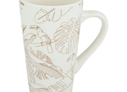 2 tazas de porcelana "Tucán" 500ml -  196363