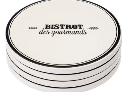 Posavasos juego de 4 piezas "Bistrot" - 196392