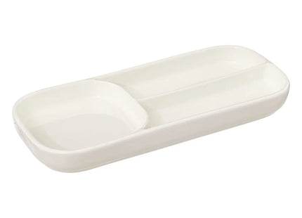 Plato "Nora" con compartimento 28x12cm - 196410A