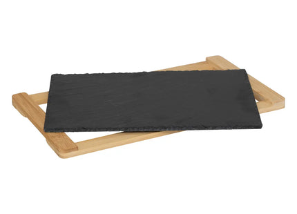 Plato de presentación de bambú "Río" 25x35cm - 196534