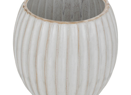 Maceta de cerámica beige D19cm -  196664