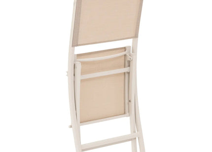 Silla de jardín plegable "Essentia" lino y arcilla - 196844