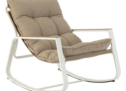 Mecedora de jardín "Felinio" color topo - 196950