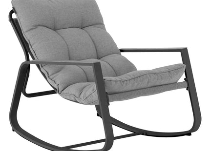 Mecedora de jardín "Felinio" color gris - 196950A