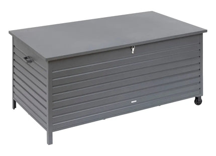 Caja de almacenaje "Menango" grafito 195x96x108cm en aluminio tratado epoxi -  196978