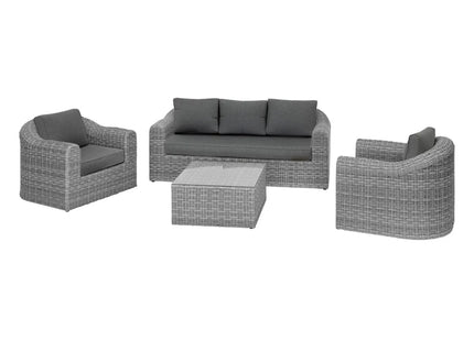 Muebles de jardín de aluminio color sombra "Mooréa" - 197028A