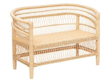 Sofá malawi "Malevio" de ratán natural - 197329A