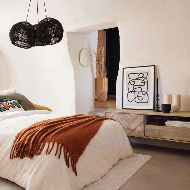 Espejo "Roman" en madera dorada A39cm - 197614