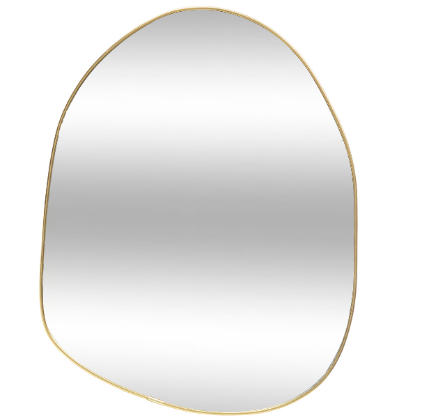 Espejo “Roman” de madera dorada A39cm - 197614