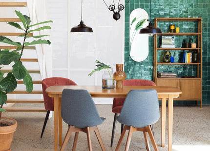 Espejo "Selena" Metal negro A112cm - 197625A