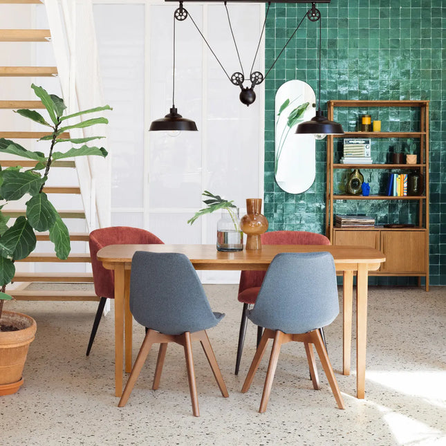 Espejo "Selena" Metal negro A112cm - 197625A