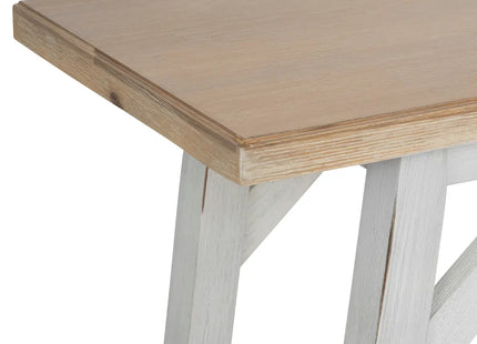 Consola "Olbia" de madera blanca L120cm - 197718