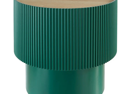 Mesa auxiliar "Enola" verde D38,5x38,5x35cm - 197740E
