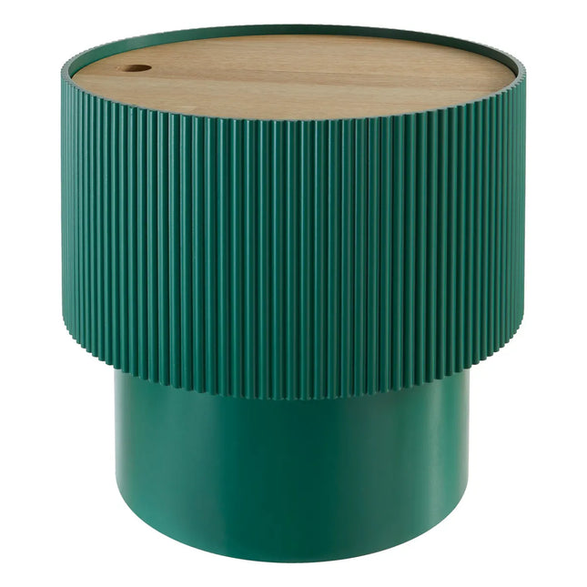 Mesa auxiliar "Enola" verde D38,5x38,5x35cm - 197740E