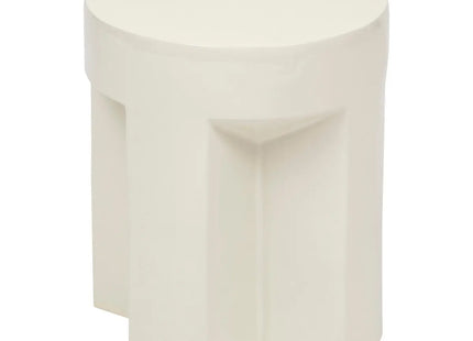 Mesa auxiliar "Kriz" blanca 41x34x34cm - 197888B