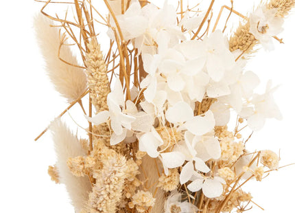 Ramas de magnolia en jarrón blanco A75cm - 136505