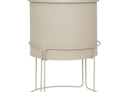 Maceta de metal "Aze" lino PM - 198172B