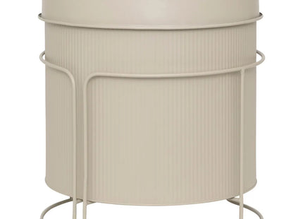 Maceta de metal "Aze" lino MM - 198172B