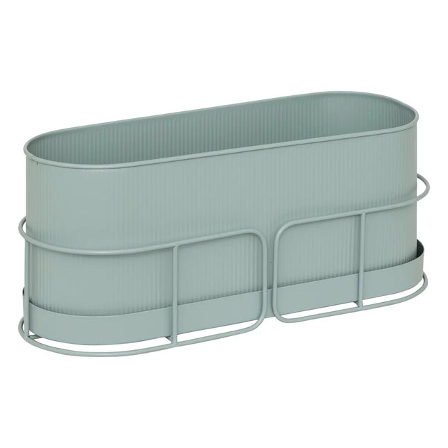 Macetero verde celadón "Aze" L 47cm - 198173A