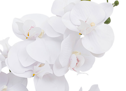 Orquídea artificial "Dena" en maceta de cerámica A65cm - 198222