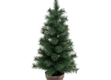 Árbol artificial "Windy Peak" 100 cm de altura, color verde - 198301