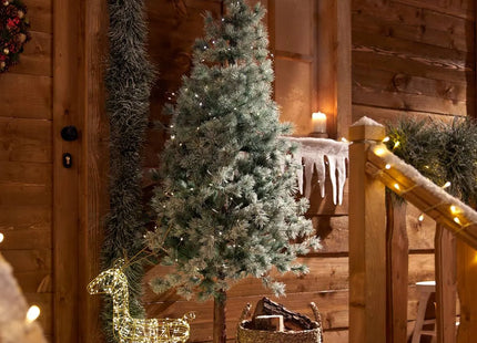 Árbol de Navidad "Nordstar" A180cm base de madera  - 198306