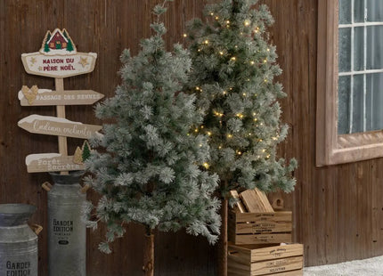 Árbol de Navidad "Nordstar" A180cm base de madera  - 198306