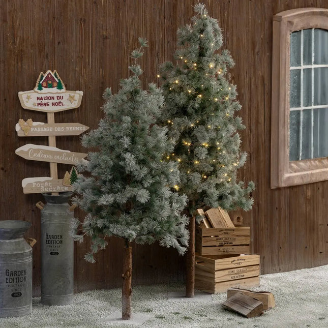 Árbol de Navidad "Nordstar" A180cm base de madera  - 198306