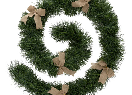 Guirnalda navideña de pvc verde "Boa" D20 x 270cm - 198373