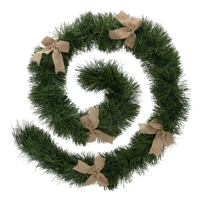 Guirnalda navideña de pvc verde "Boa" D20 x 270cm - 198373