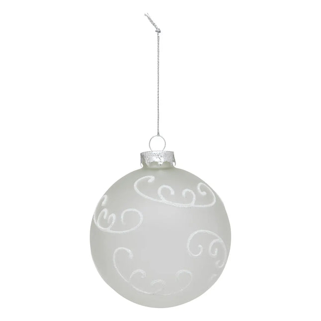 Bola navideña de cristal 9cm Irid - 198437