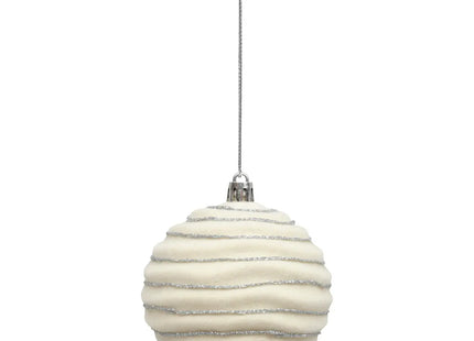 Bola navideña D8cm x9 paja verde - 198550