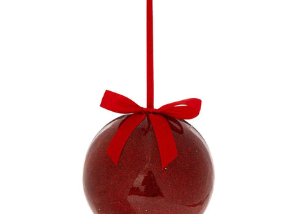 Bola navideña Papel liso rojo D15cm - 198562