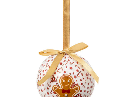 Bola navideña "Galletas" impreso de papel 7,5cm - 198568