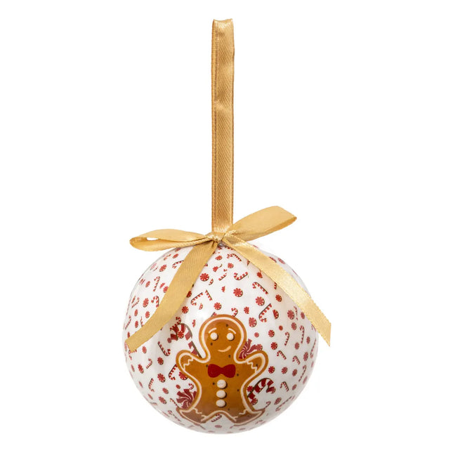 Bola navideña "Galletas" impreso de papel 7,5cm - 198568
